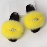 Fox Fur Slippers - B.O.S.S. Collection