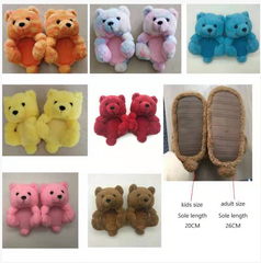 Teddy Bear House Slippers - B.O.S.S. Collection