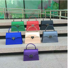 Color Studded Handbag - B.O.S.S. Collection