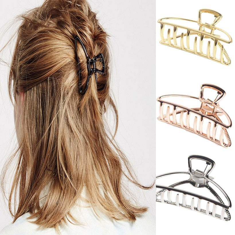 2020 Women Girls Geometric Hair Claw Clamps - B.O.S.S. Collection