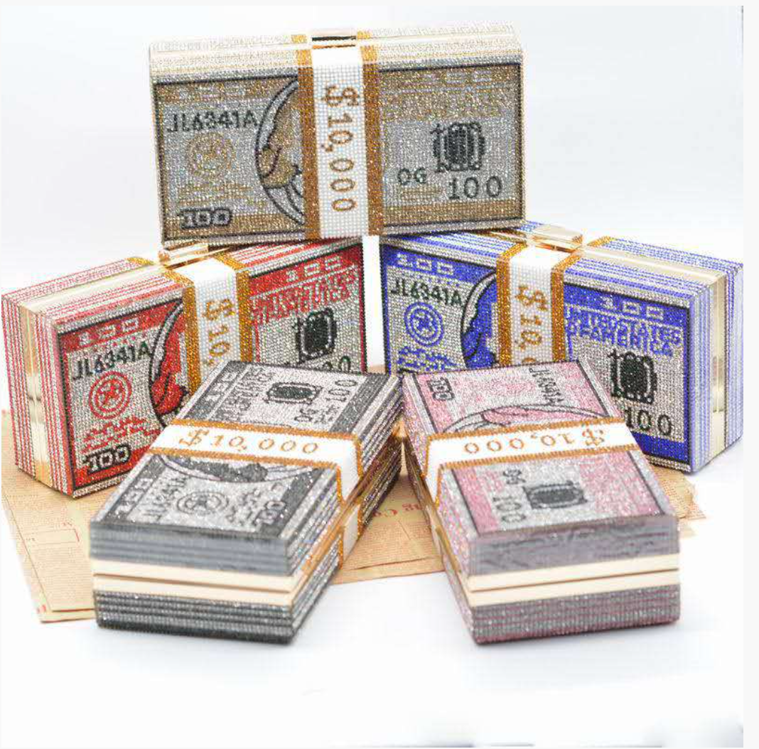 Blinged Money Bag - B.O.S.S. Collection