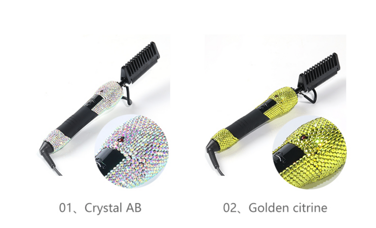 Diamond Color Straightener Comb - B.O.S.S. Collection