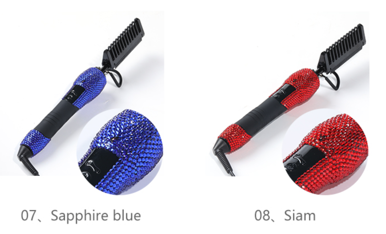 Diamond Color Straightener Comb - B.O.S.S. Collection