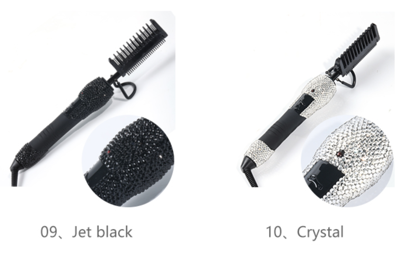 Diamond Color Straightener Comb - B.O.S.S. Collection