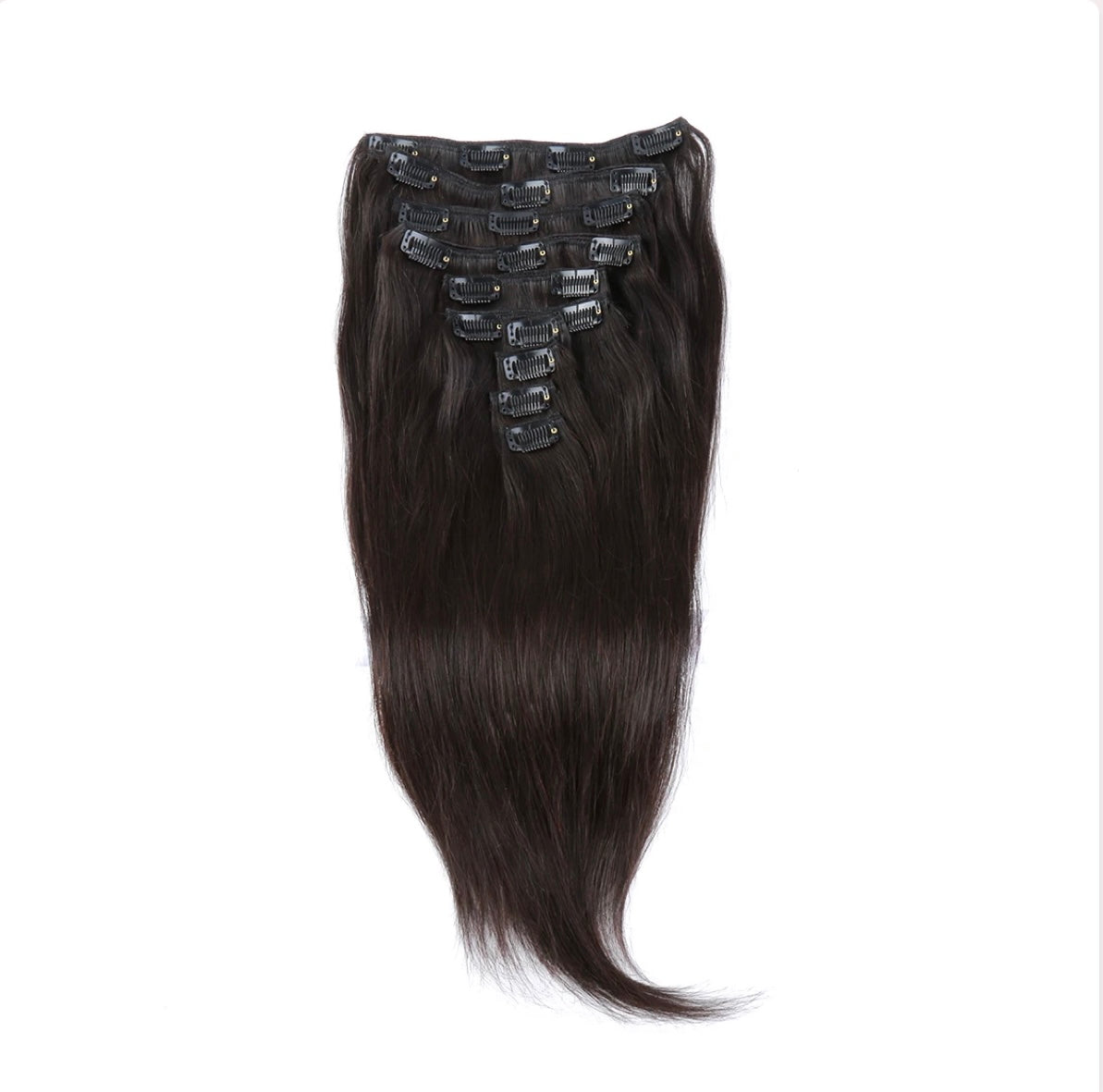 Straight Natural Black Extensions - B.O.S.S. Collection